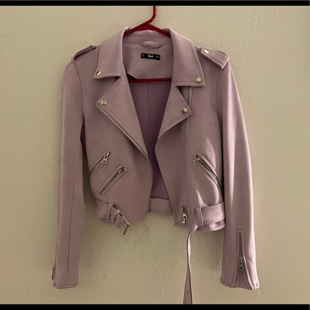 Lavender Suede Jacket